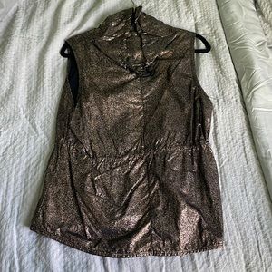 Sparkle Cinched Sleeveless Top